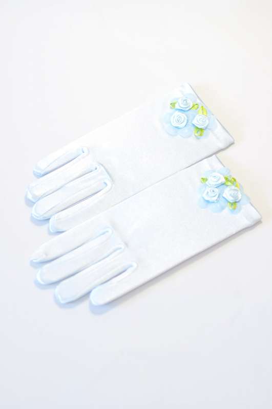 Перчатки детские (атласные), Perlitta PACG011201 голубой