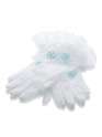 Перчатки для девочек, Perlitta PACG011402, белый/нежно-голубой, Perlitta PACG011402 белый