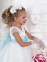 Платье праздничное для девочек, Perlitta PSA041401 белый