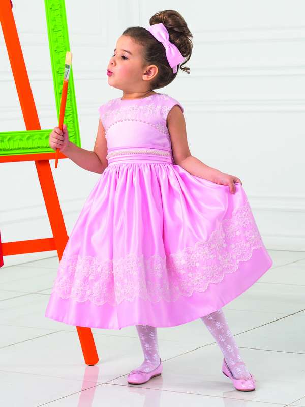 Платье для девочек, Perlitta PSA061501, нежно-розовый, Perlitta PSA061501 розовый