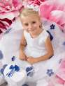 Платье праздничное детское с болеро, Perlitta PSAK071403 белый