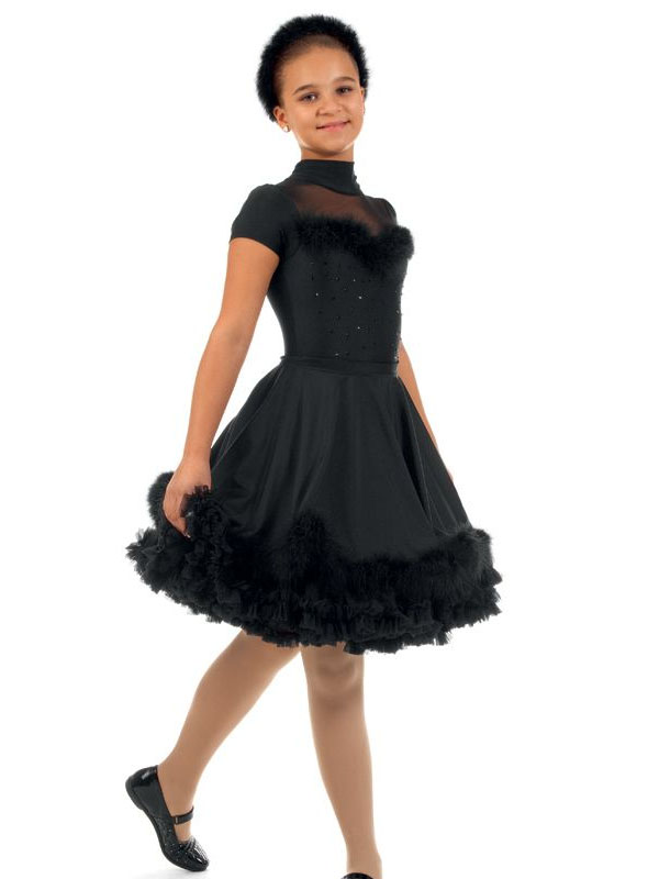 Бальное платье (юбка, подъюбник, боди, ободок), Perlitta PSHK041102 чёрный